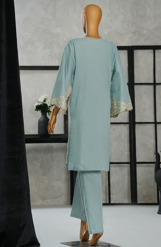 Arsh by Amna Khadija Embroidered Lawn Stitched 2 Piece Suit - AFE-02 - ARH25AM - Blue - Summer Collection