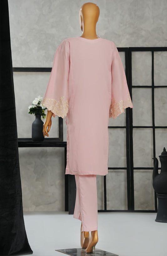 Arsh by Amna Khadija Embroidered Lawn Stitched 2 Piece Suit - AFE-01 - ARH25AM - Pink - Summer Collection