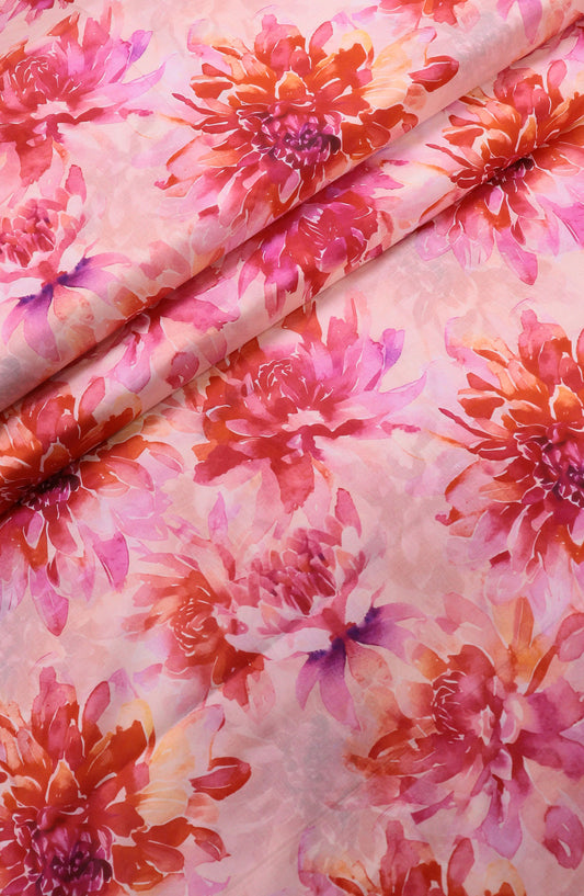 Amna Khadija Printed Lawn Unstitched 2 Piece Suit - D-09 - AM25CULCV5 - Pink - Summer Collection