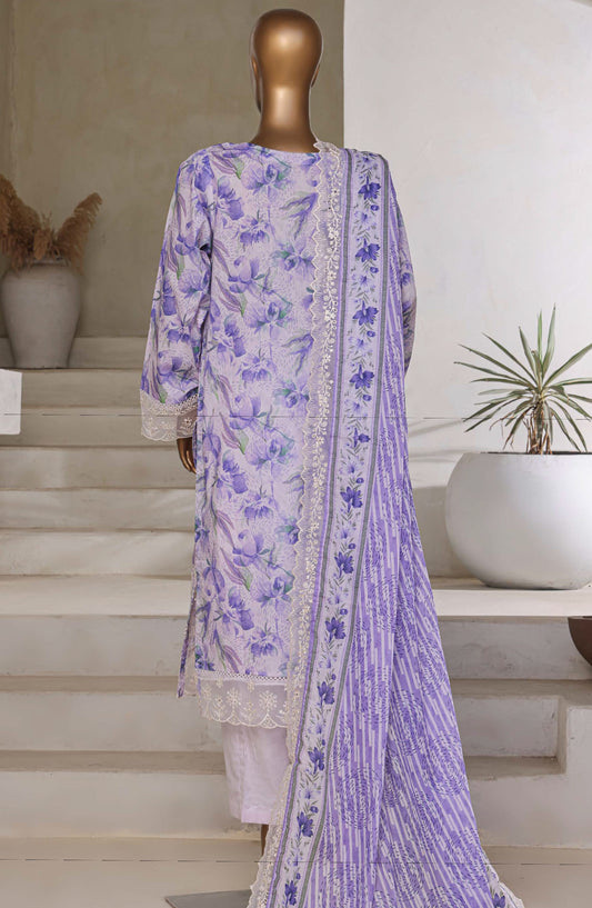Amyrah by Sadabahar Embroidered Lawn Stitched 3 Piece Suit - D-06 - SBD25AMYV3 - Off White - Summer Collection
