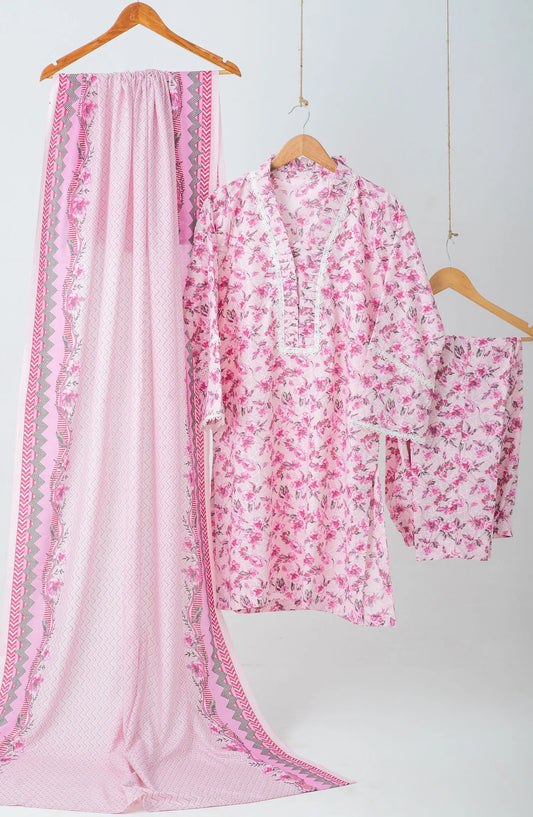 Amna Khadija Print Story Wrinkle Free Collection - APS 01