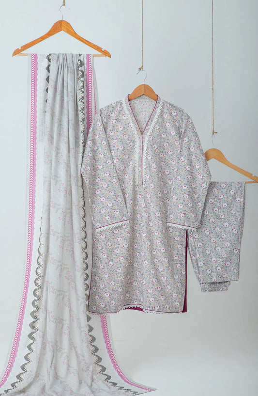 Amna Khadija Print Story Wrinkle Free Collection - APS 03