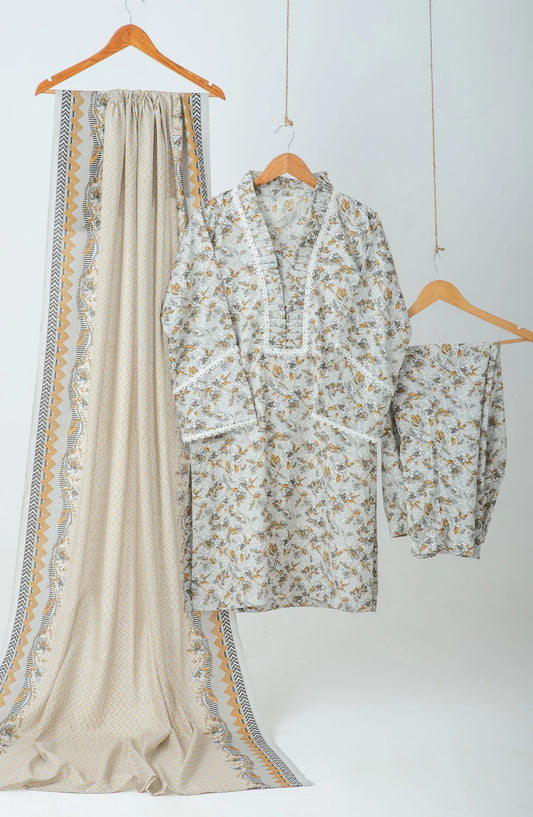 Amna Khadija Print Story Wrinkle Free Collection - APS 06