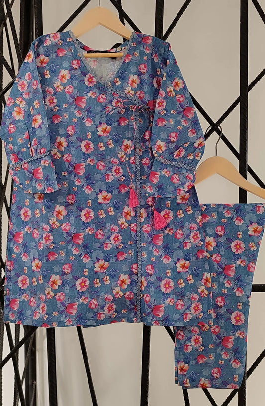 Amna Khadija Gurya Prints 2024 - ARB Cotton 2 Pc B