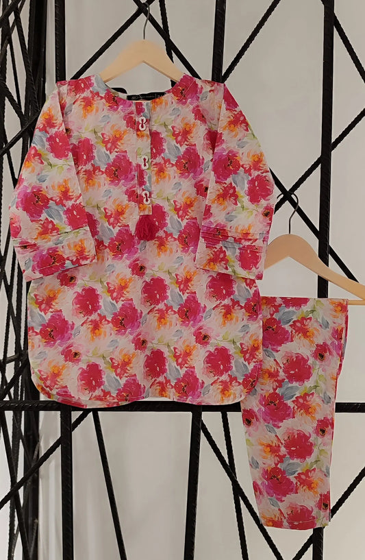 Amna Khadija Gurya Prints 2024 - ARB Cotton 2 Pc C