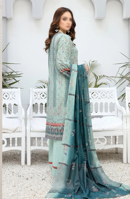 Dil E Momin Digital Print and Emb Lawn Collection Vol 05 - ART 01