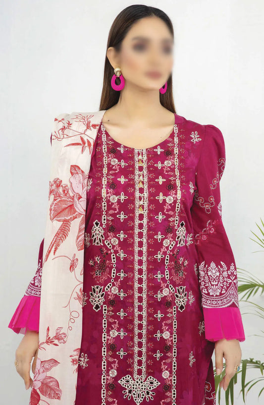 Abisha Printed and Embroidered Lawn Collection Vol 39 - ART 01