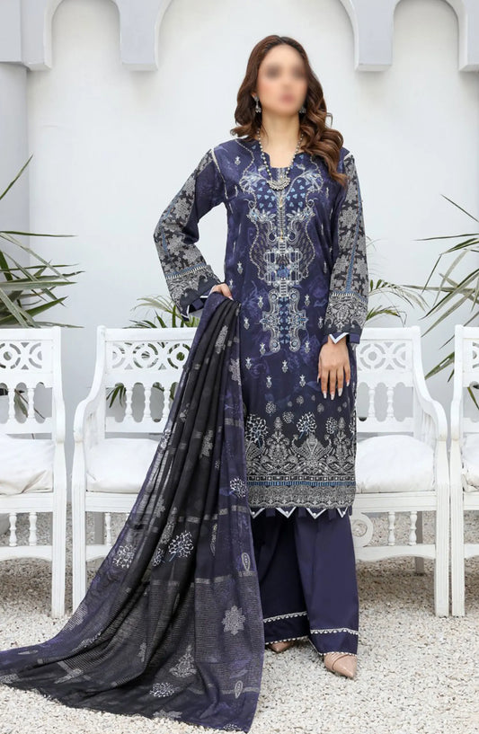 Dil E Momin Digital Print and Emb Lawn Collection Vol 05 - ART 02