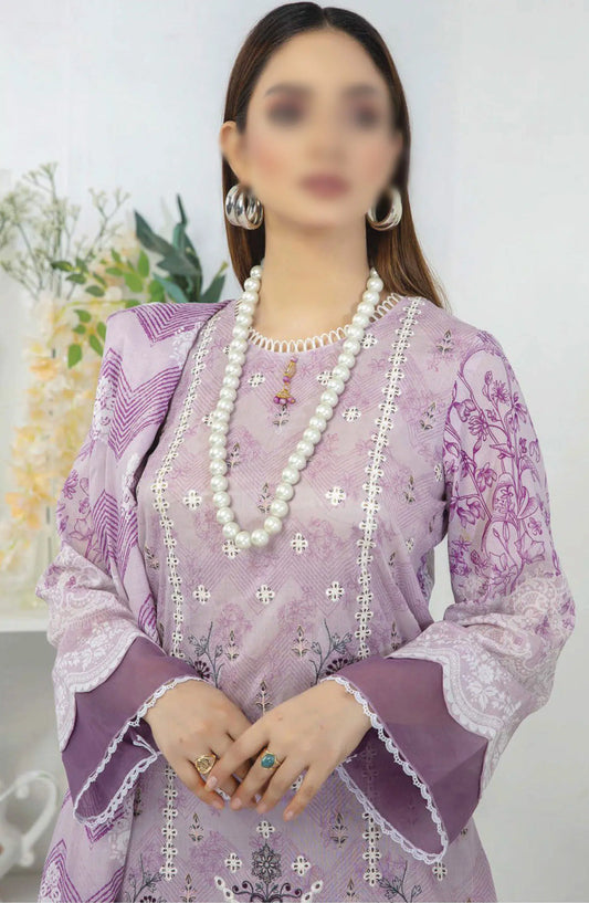 Abisha Printed and Embroidered Lawn Collection Vol 39 - ART 02