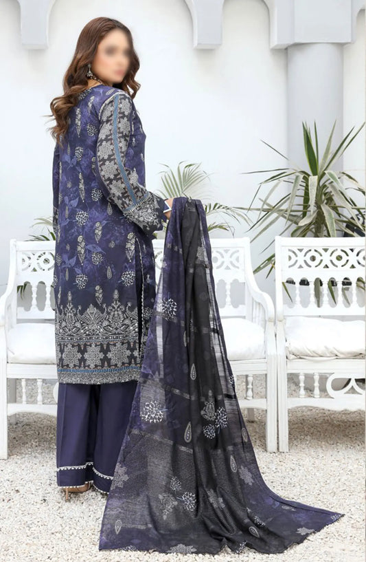 Dil E Momin Digital Print and Emb Lawn Collection Vol 05 - ART 02
