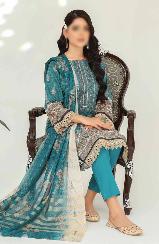 Abisha Dil E Momin Printed and Embroidered Lawn Collection Vol 50 - ART 04