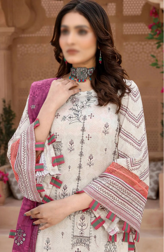 Digital Print and Embroidered Lawn Collection Vol 02 - ART-05