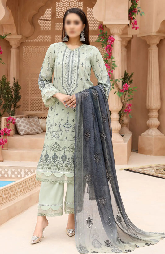 Digital Print and Embroidered Lawn Collection Vol 02 - ART-07