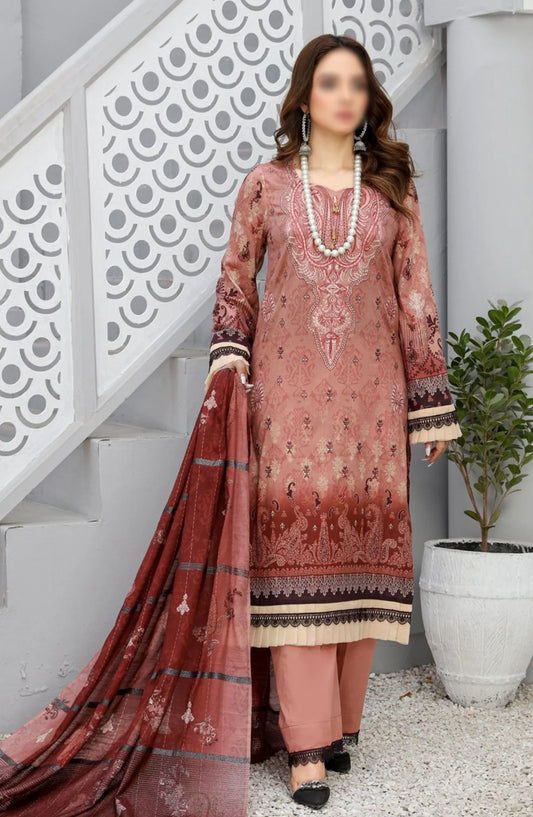 Dil E Momin Digital Print and Emb Lawn Collection Vol 05 - ART 07