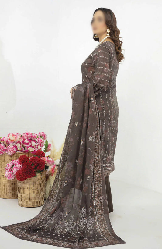 Abisha Printed and Embroidered Lawn Collection Vol 39 - ART 07