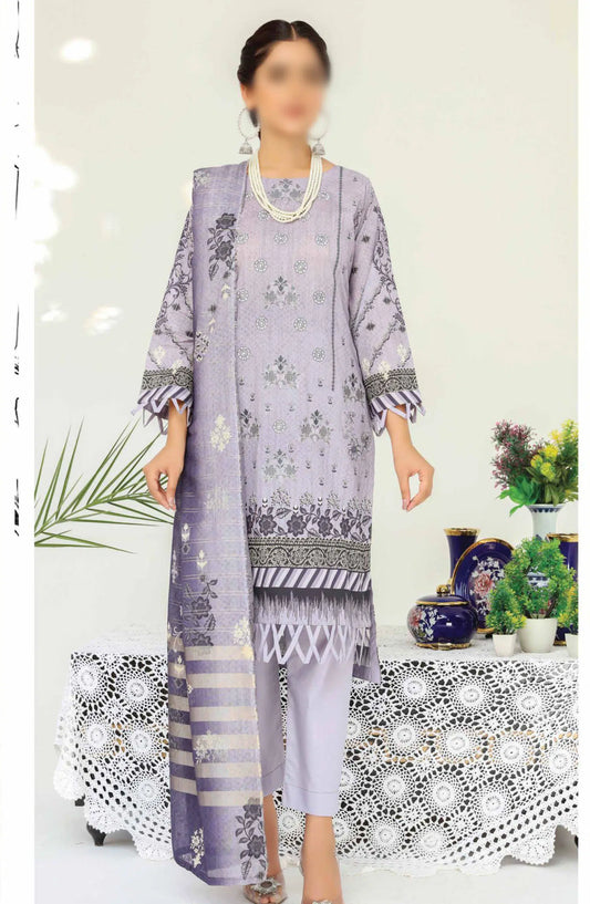 Abisha Dil E Momin Printed and Embroidered Lawn Collection Vol 50 - ART 06