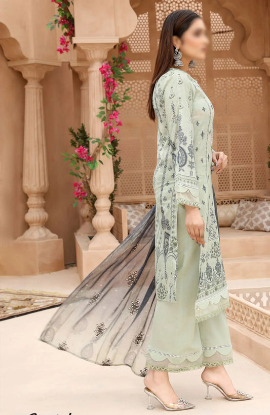 Digital Print and Embroidered Lawn Collection Vol 02 - ART-07