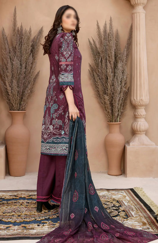 Digital Print and Embroidered Lawn Collection Vol 02 - ART-08