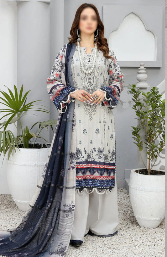 Dil E Momin Digital Print and Emb Lawn Collection Vol 05 - ART 09