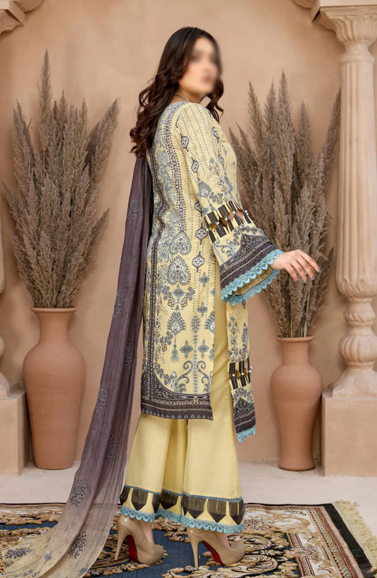 Digital Print and Embroidered Lawn Collection Vol 02 - ART-09
