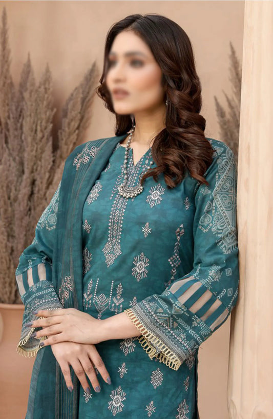 Digital Print and Embroidered Lawn Collection Vol 02 - ART-10