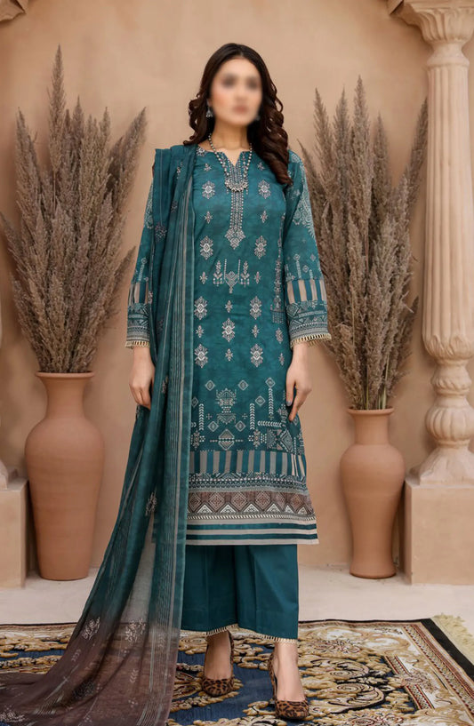 Digital Print and Embroidered Lawn Collection Vol 02 - ART-10