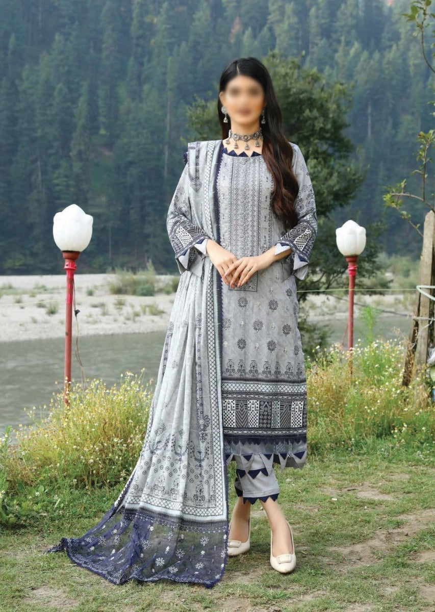 Dil-E-Momin Abishas Digital Print & Embroidered Viscose Collection Vol 06 - ART 01