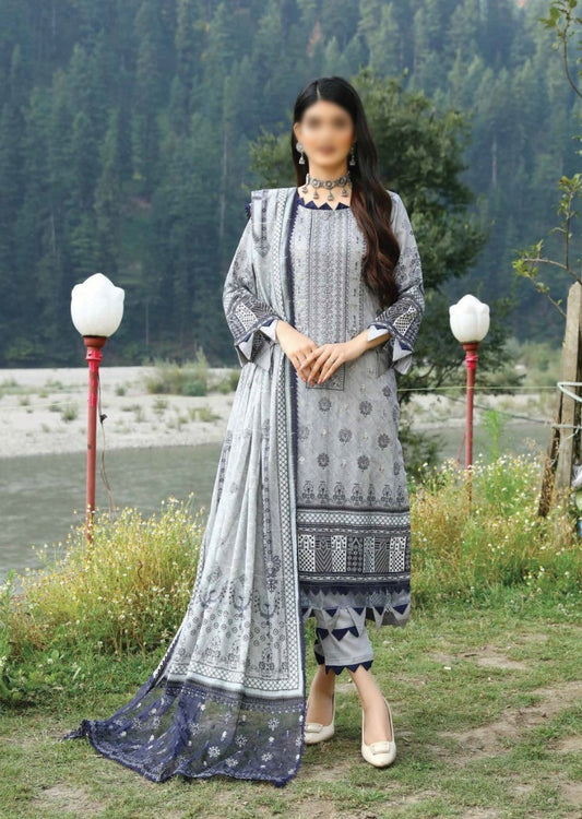 Dil-E-Momin Abishas Digital Print & Embroidered Viscose Collection Vol 06 - ART 01