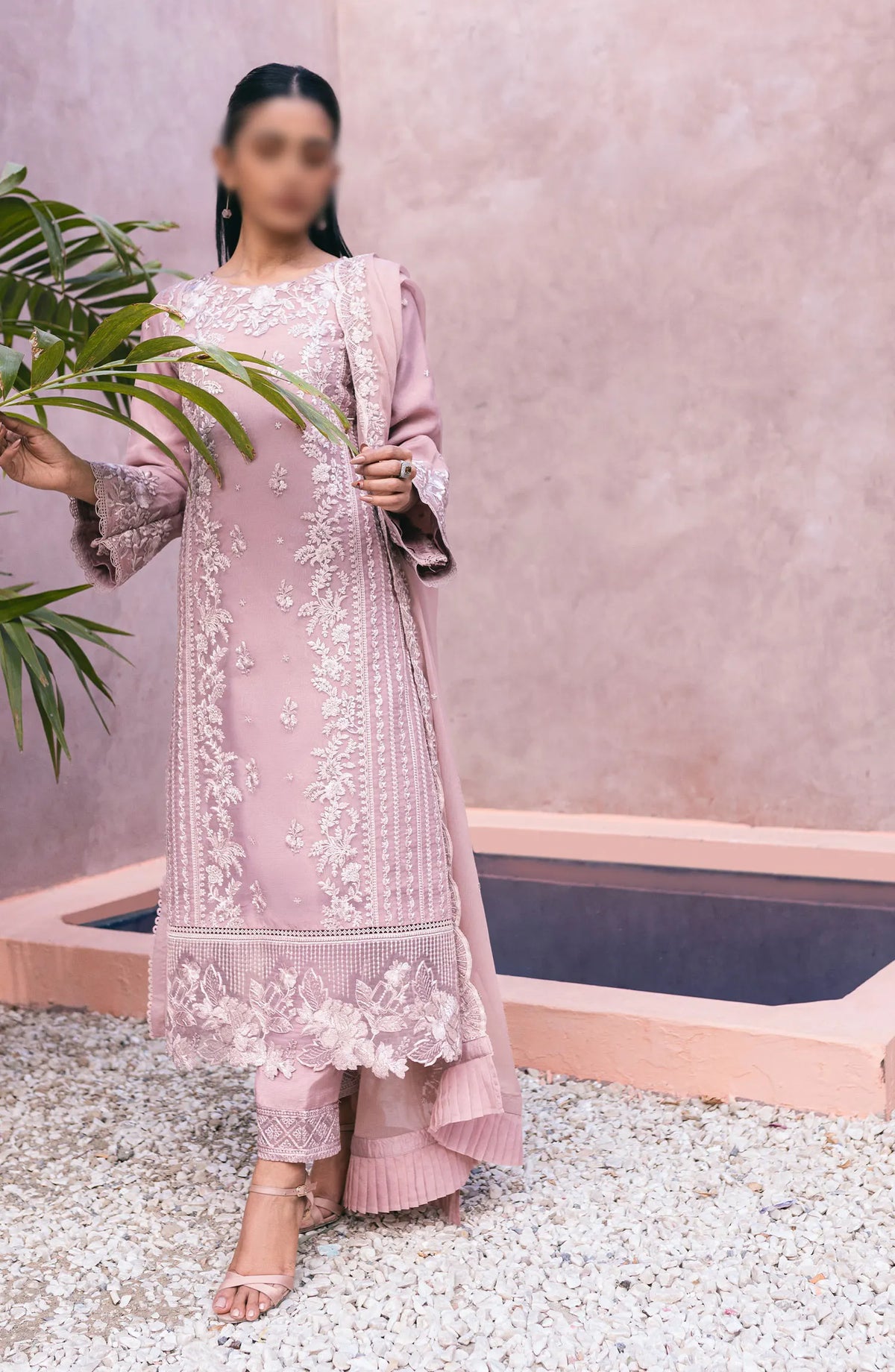 Azure - Ensembles - Festive Embroidered 3Pc Collection 2024 - AS 114 Candy Bliss
