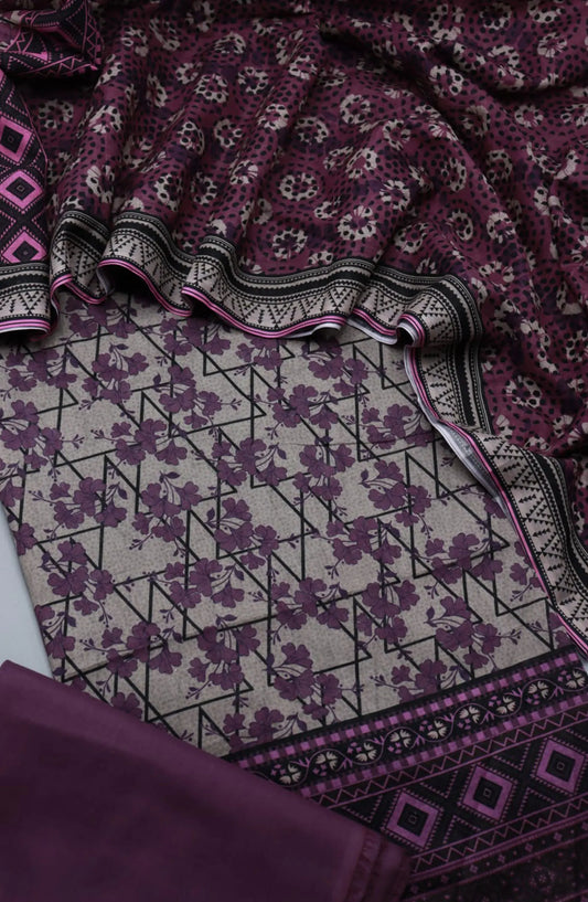 AK Signature Prints Unstitched Printed Swick Collection 2024 - ASPU 02