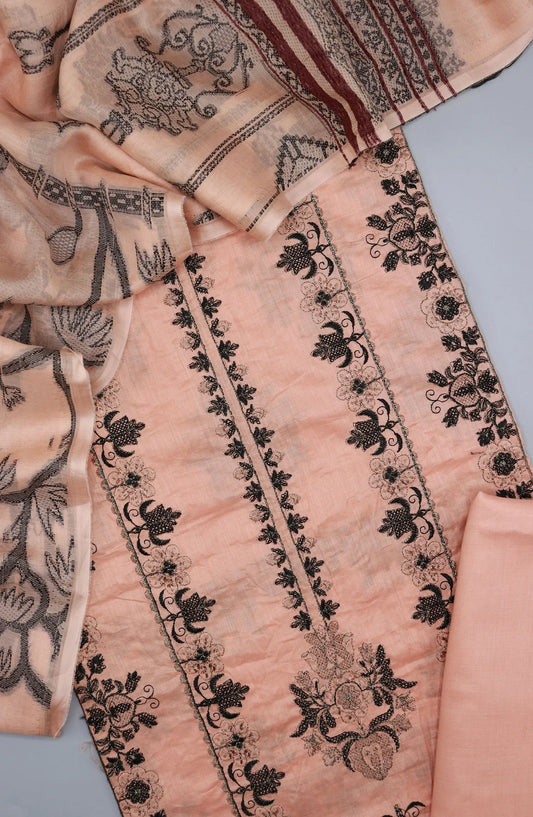 Afsanay Unstitched Embroidered Series With Jacquard Dupatta Collection 2024 - AUES 03