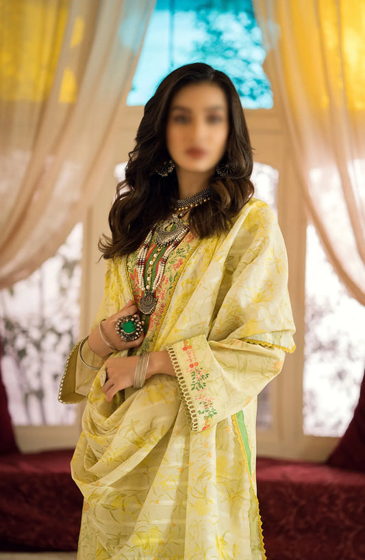 AL Zohaib Colors Digital Printed with Fancy Lawn Dupatta Collection Vol 02 - AZ 01
