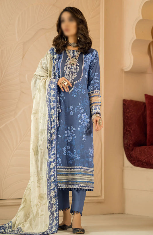 AL Zohaib Colors Digital Printed with Fancy Lawn Dupatta Collection Vol 02 - AZ 03