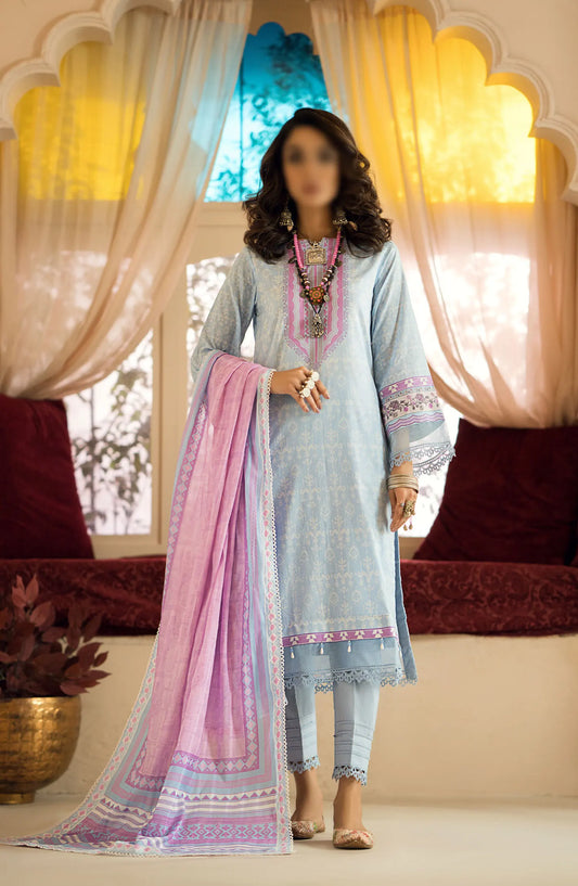 AL Zohaib Colors Digital Printed with Fancy Lawn Dupatta Collection Vol 02 - AZ 06