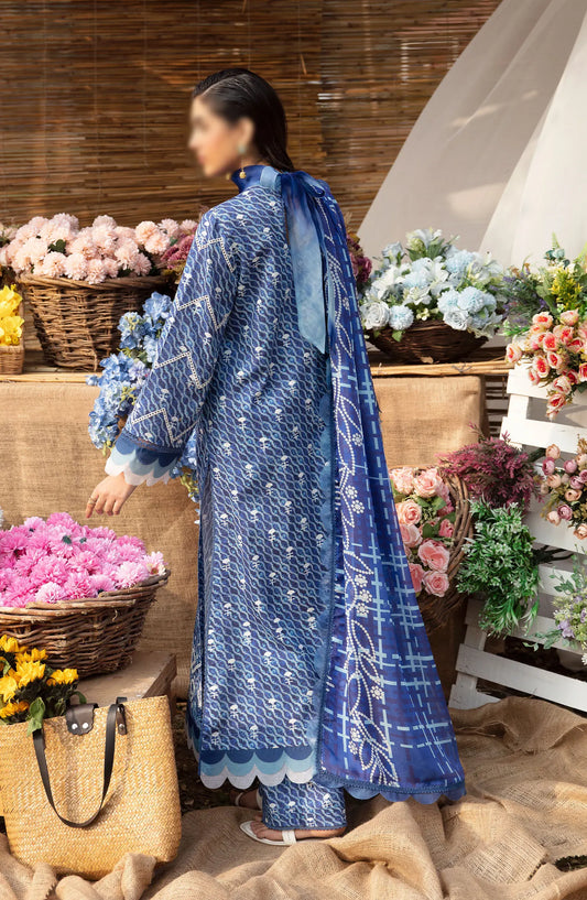 Ayzel Summer Dream Unstitched Lawn Vol 01 - AZL-V1-06 LAZULI