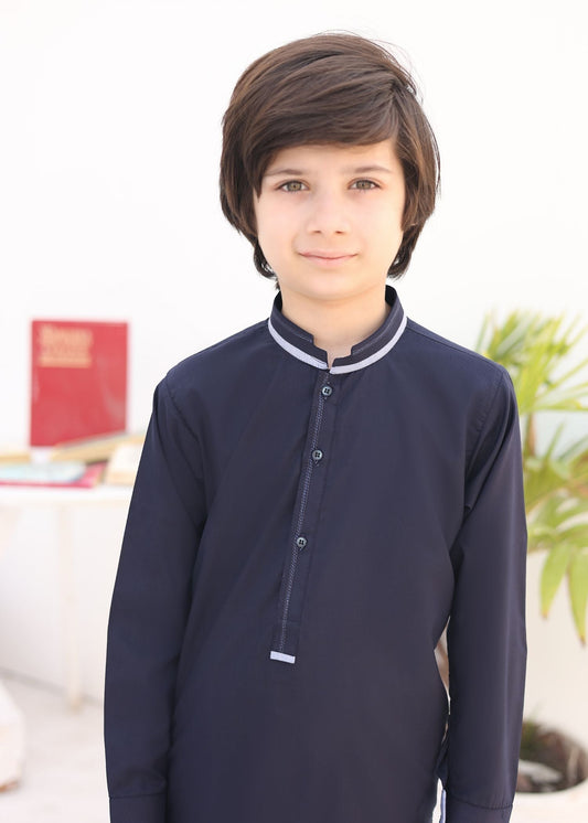 Prussain Blue Kurta Trouser KT - 05