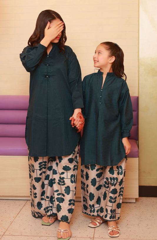 Amna Khadija Casual Cotton Stitched 2 Piece Suit - BBMDD-11M - AM25BNBD3 - Blue - Eid Collection