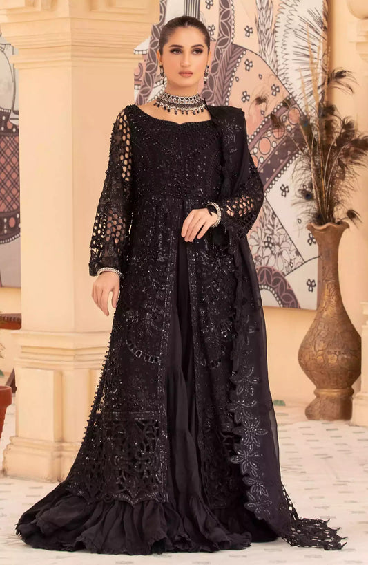 Tehzeeb Luxury Formal Collection By Diara Couture - BLACK NOIR - P-01-03