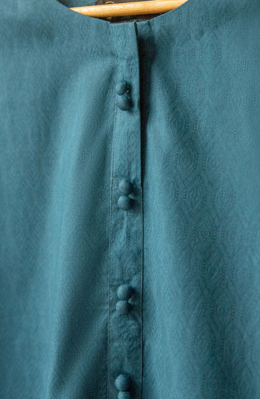 Amna Khadija Monzene Pret Collection 2024 - Blue Emb Separates