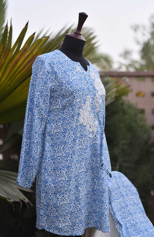 Artistic Wear Pret Collection Blue Ikat