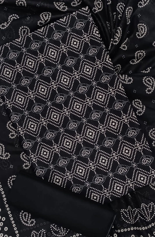 Black And White 3 Piece Printed Lawn Collection 2024 - BNW 04