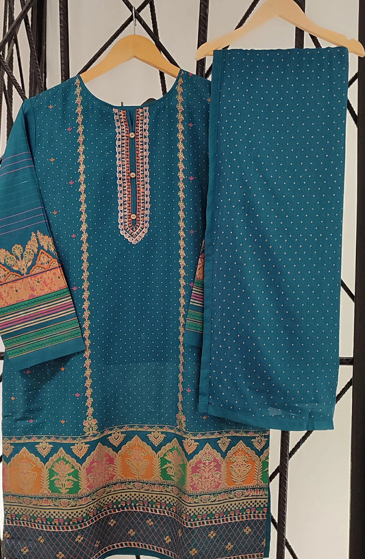 Golden Elegance 3 pc pret wear collection by Amna Khadija - BP 03