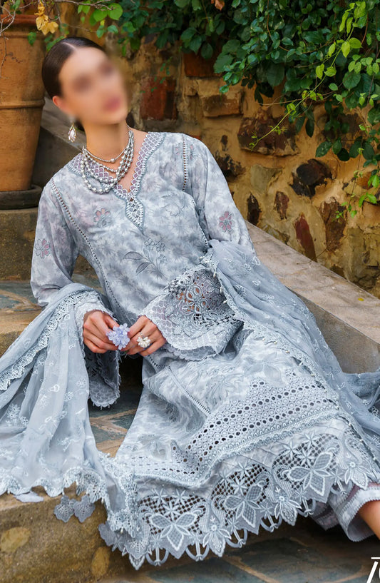 BAROQUE Embroidered SWISS LAWN  2024 Festive Collection - BQL-SL12-D05