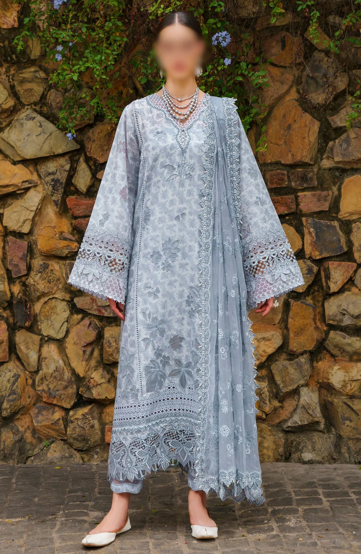BAROQUE Embroidered SWISS LAWN  2024 Festive Collection - BQL-SL12-D05