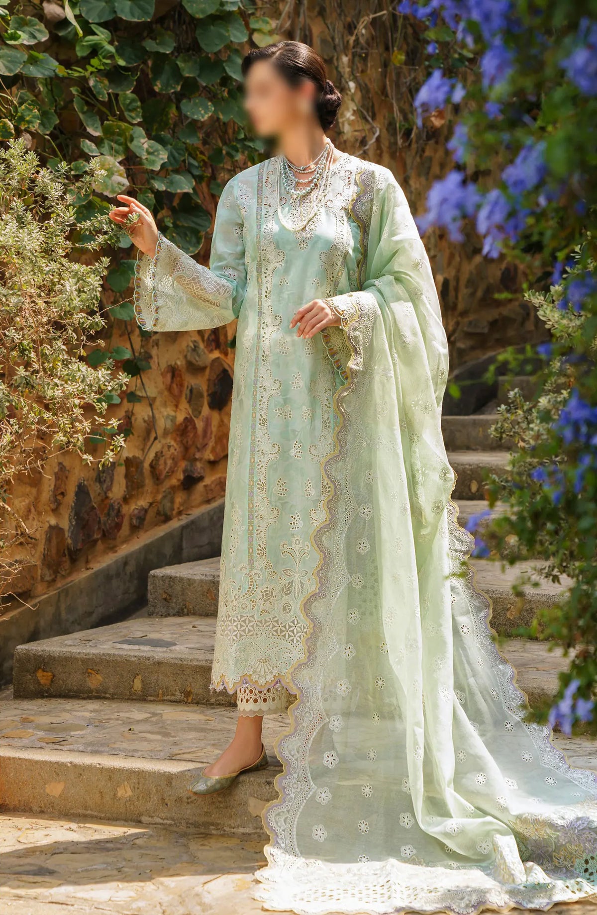 BAROQUE Embroidered SWISS LAWN  2024 Festive Collection - BQL-SL12-D07