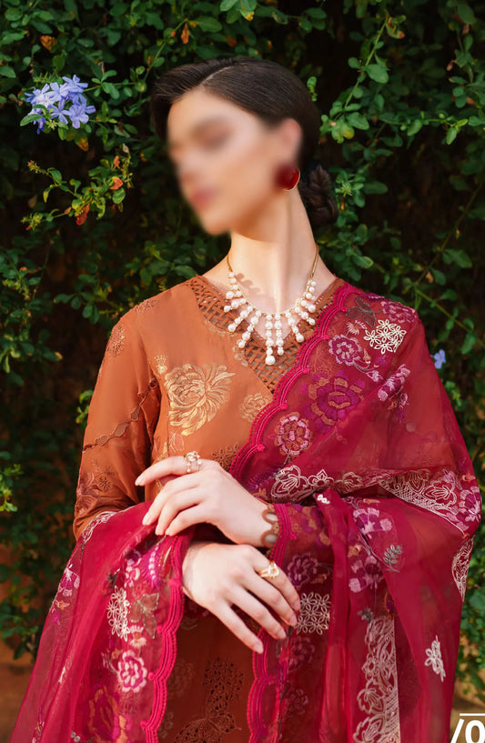 BAROQUE Embroidered SWISS LAWN  2024 Festive Collection - BQL-SL12-D08