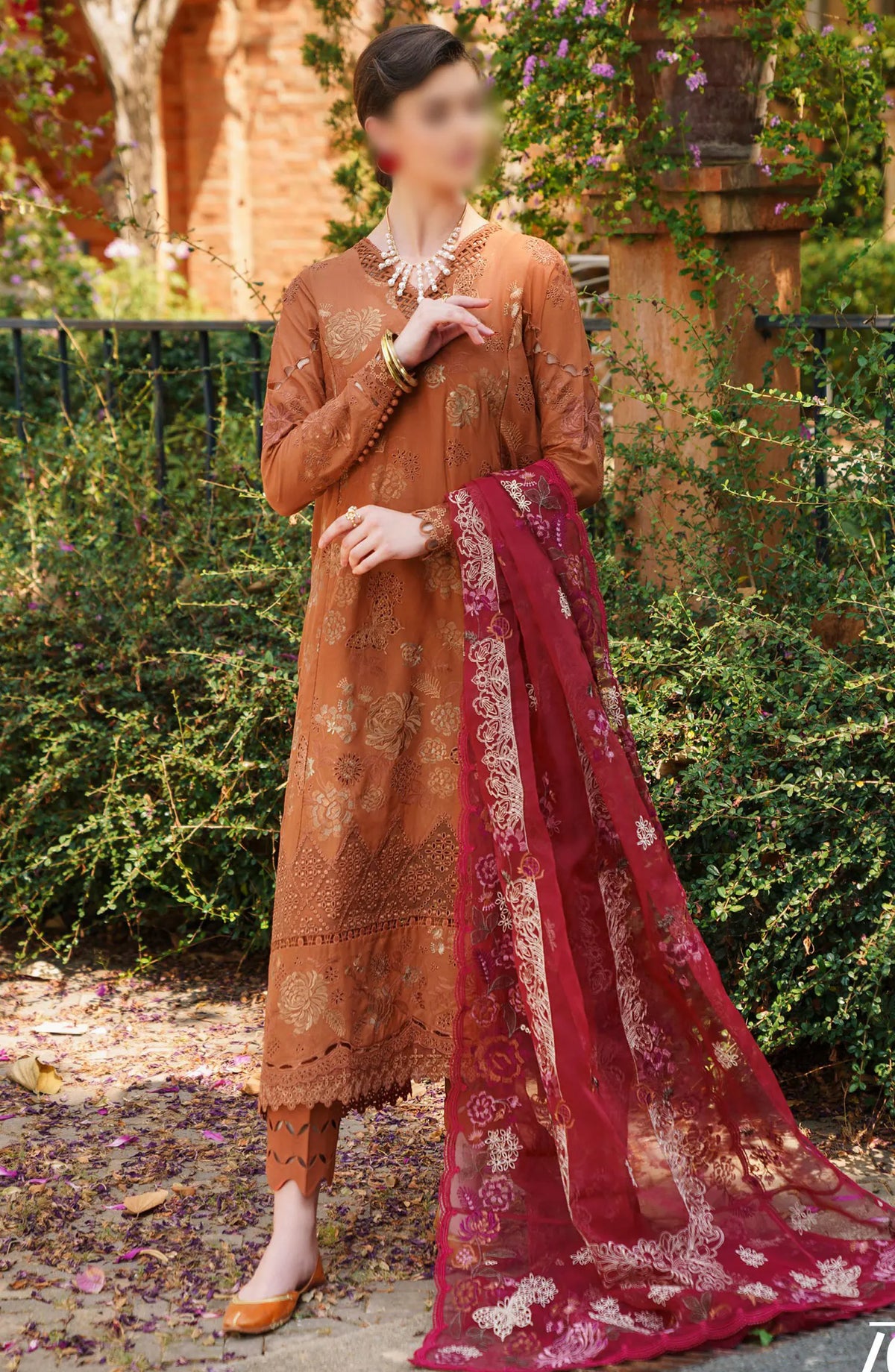 BAROQUE Embroidered SWISS LAWN  2024 Festive Collection - BQL-SL12-D08