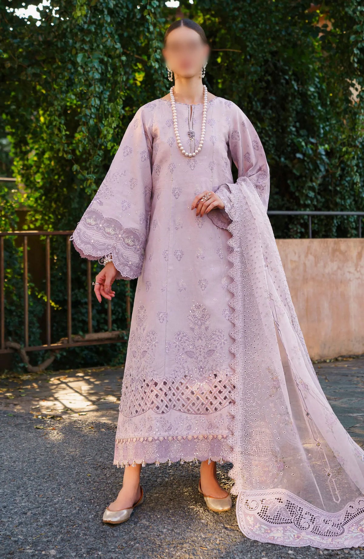 BAROQUE Embroidered SWISS LAWN  2024 Festive Collection - BQL-SL12-D09