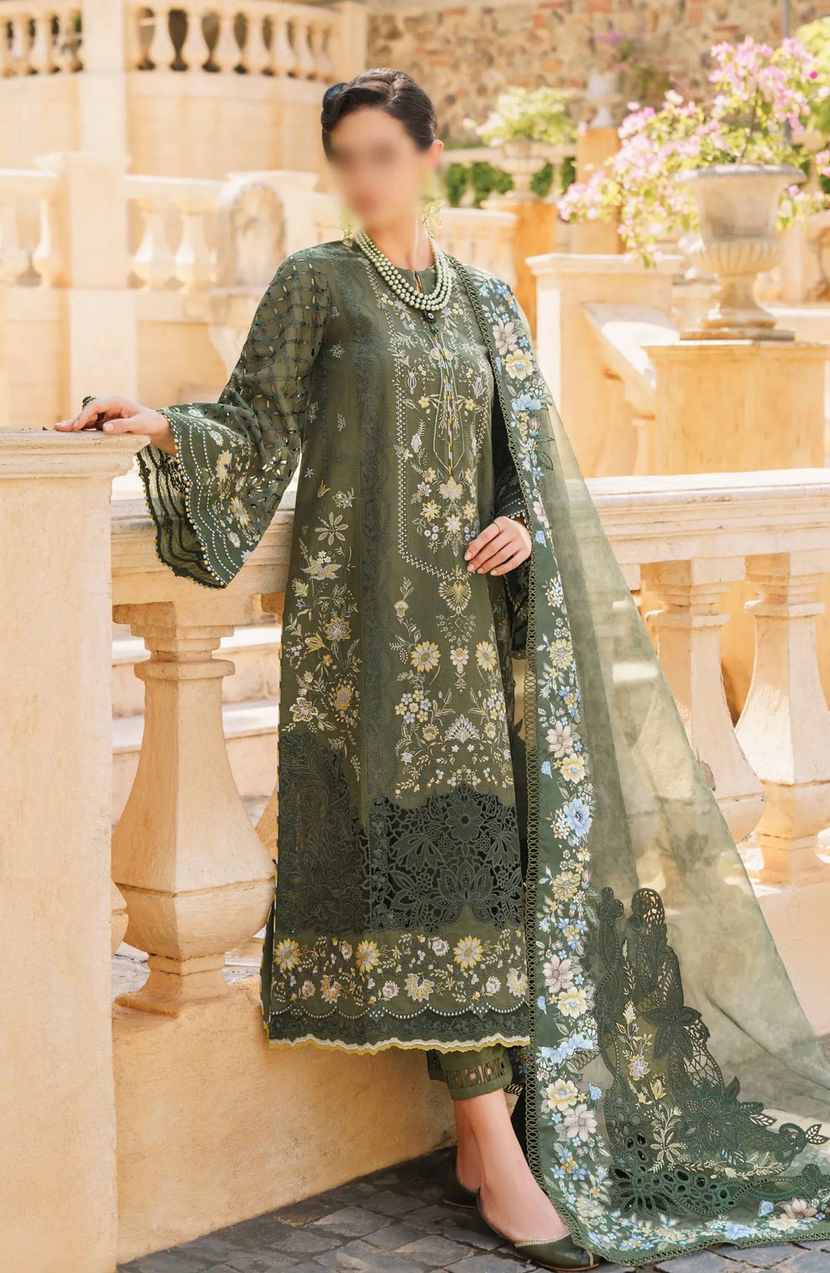 BAROQUE Embroidered SWISS LAWN  2024 Festive Collection - BQL-SL12-D10