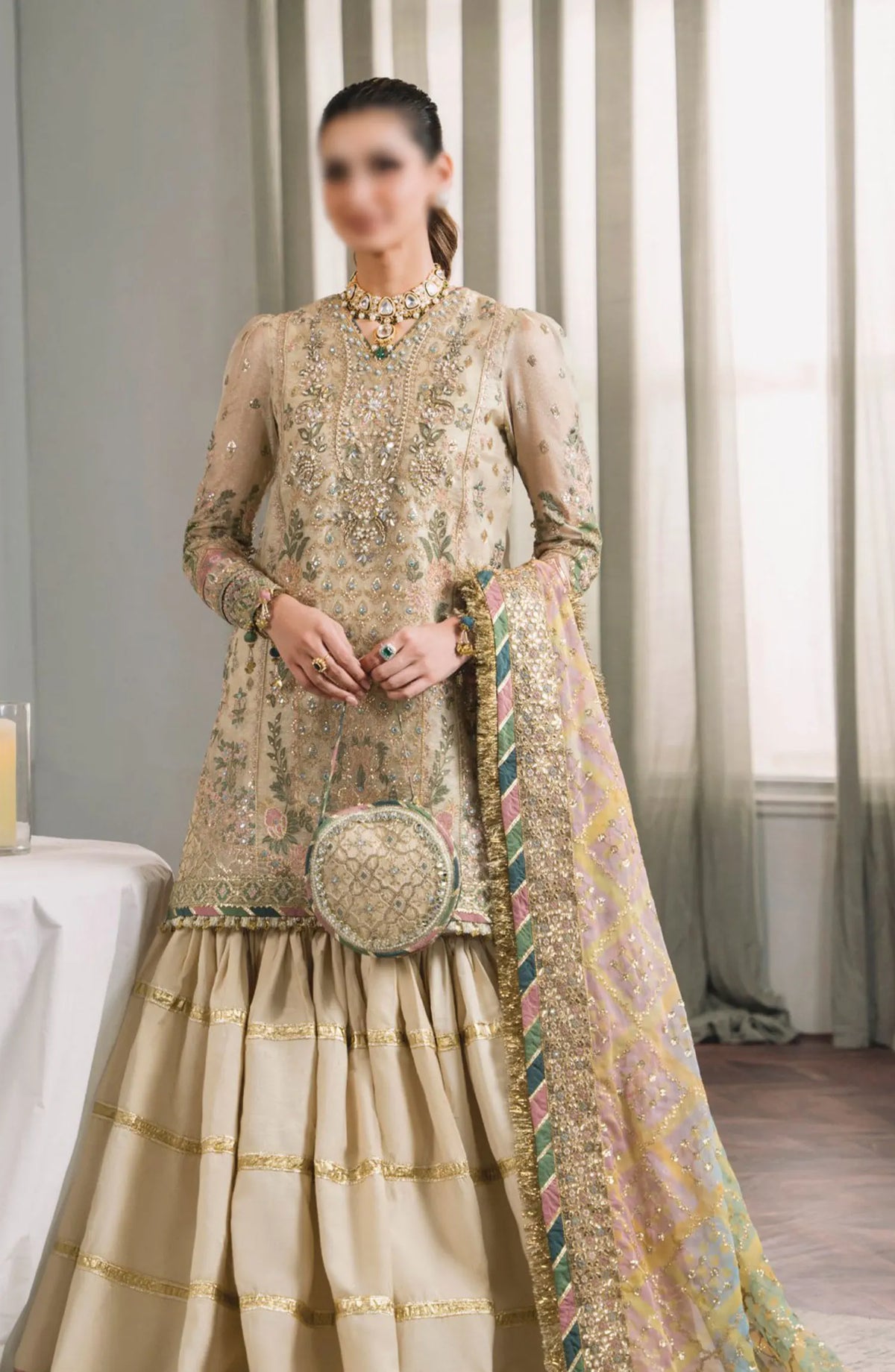 Baroque Chantelle Embroidered Collection Vol 12 - BQU-CH12-D04